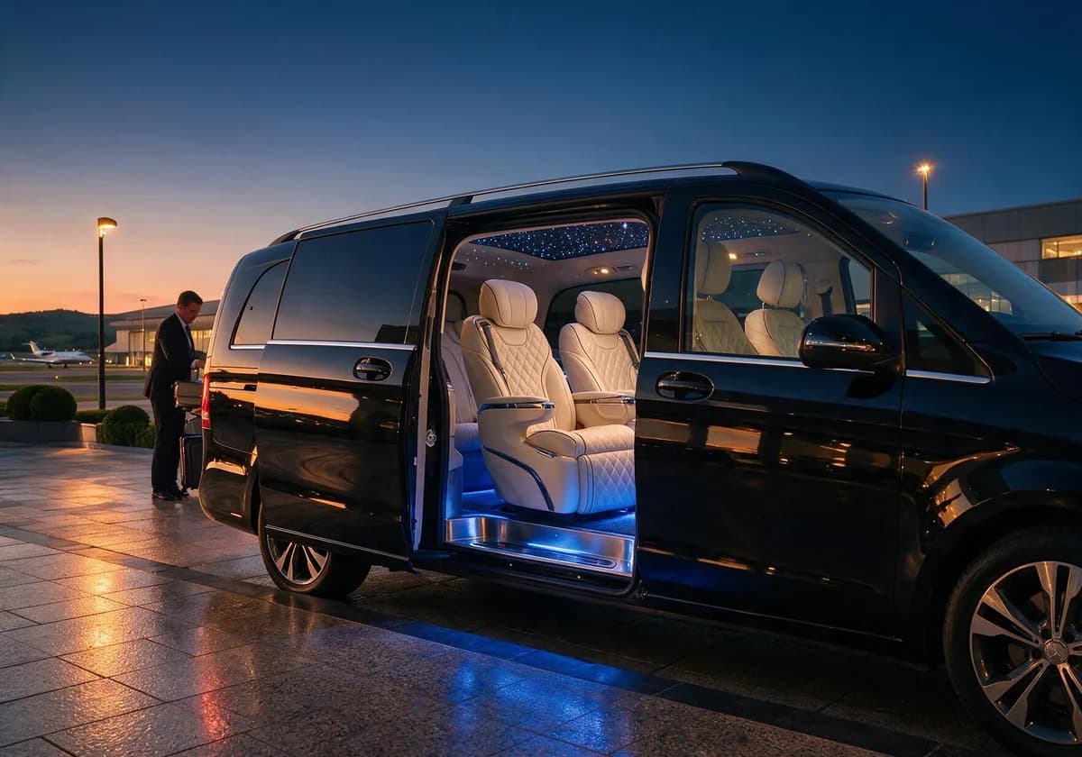 A Mercedes-Maybach saloon presented for Luxury Class chauffeur travel - view 6