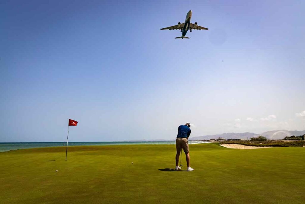 golf and flights