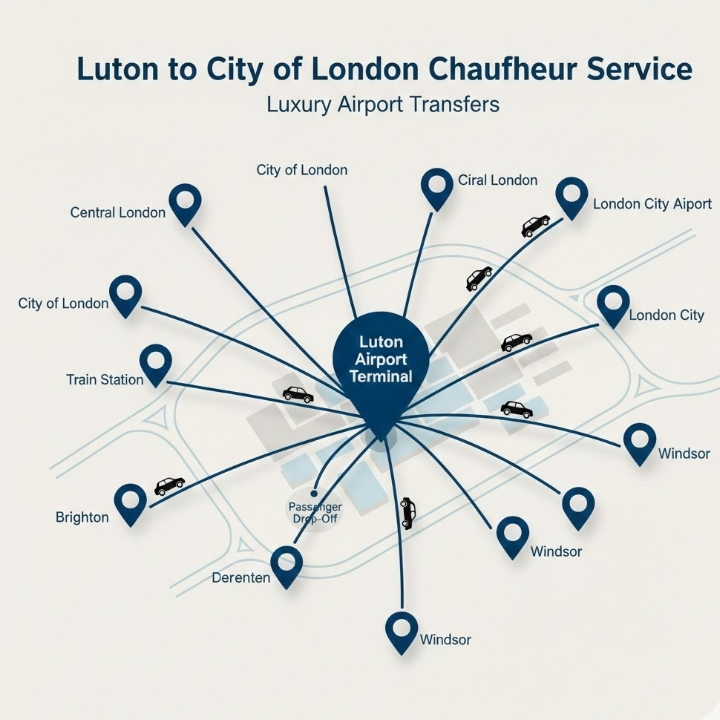 Luton to City of London Chauffeur Service